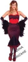 Ladies Tease Burlesque Dress 1920s Flapper Costume Fancy Dress Assorted