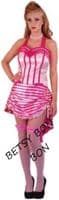 Ladies Tease Burlesque Dress 1920s Flapper Costume Fancy Dress Assorted