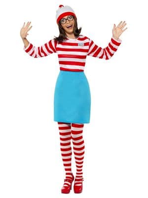 Ladies Where's Wally? Wenda Costume