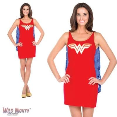Ladies Wonder Woman Tank Dress