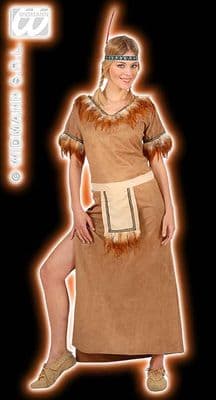 Ladies XL Deluxe Mohawk Indian Lady 16-18