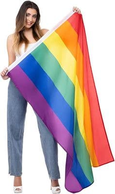 Large Rainbow Pride Flag