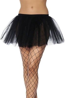 Layered Tutu Underskirt Black