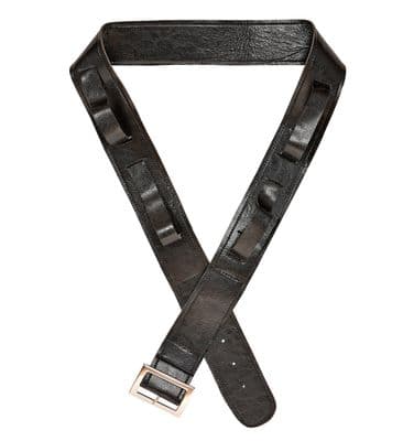 Leather-Look Belt with 4 Holsters