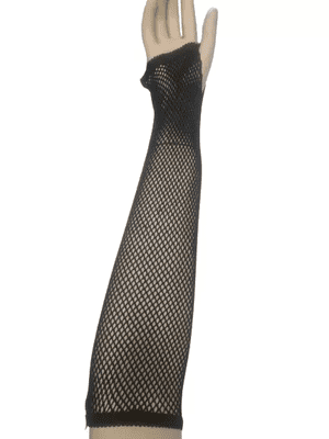Long Fishnet Fingerless Gloves Accessory