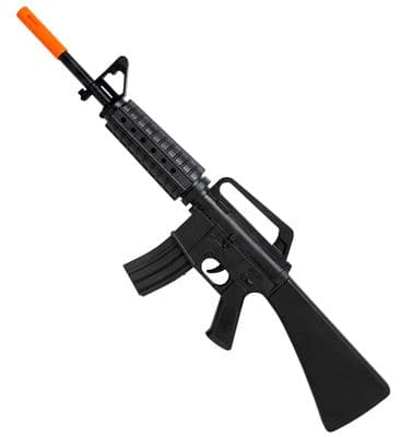M16 Toy Rifle 64cm Military Fancy Dress Costume Prop Army Gun Accessory
