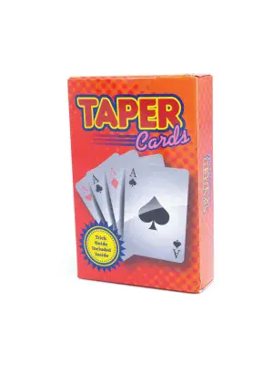 Magic Trick Taper Playing Cards Wizard Magician Fancy Dress Prop Trick Guide