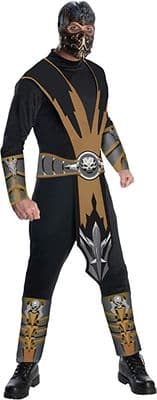 Men's Mortal  Combat Scorpion Costume