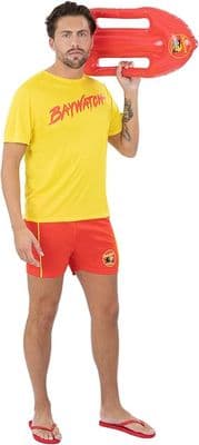 Mens 1980s Baywatch Instant Kit