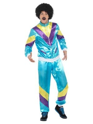 Mens 1980s Height of Fashion Shell Suit Costume