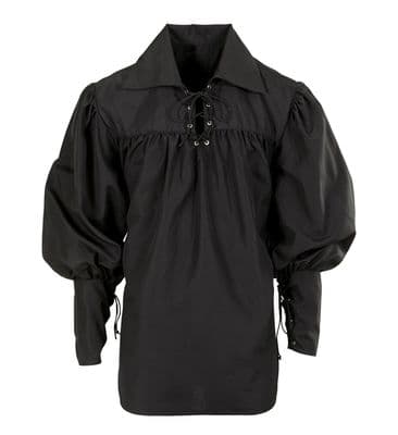 Mens Black Swordsman Shirt