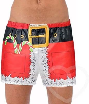 Mens Christmas Santa Boxer Shorts