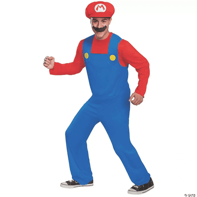 Mens Classic Mario Costume