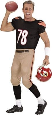 Mens Deluxe American Footballer Extra Large