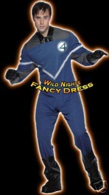 Mens Deluxe Mr Fantastic  4 Costume