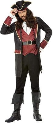 Mens Deluxe Swashbuckler Pirate Costume