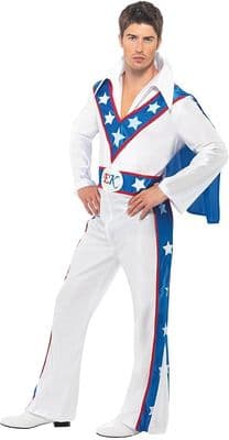 Mens Evel Knievel Costume