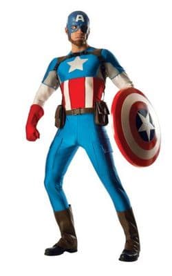 Mens Grand Heritage Captain America Costume STD