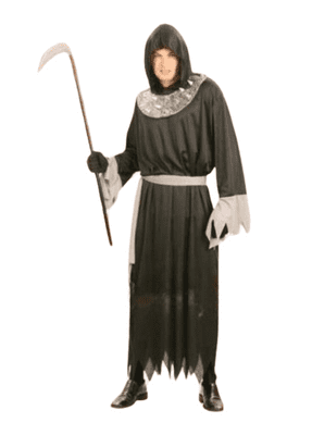Mens Halloween Grim Reaper Slayer Costume