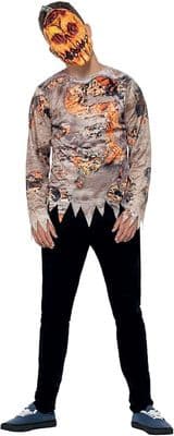 Mens Halloween Poison Pumpkin Costume