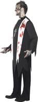 Mens Halloween Zombie Priest Costume