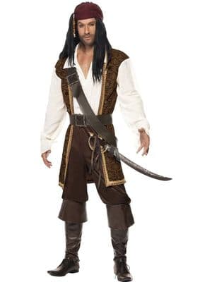 Mens High Seas Bandit Pirate Costume