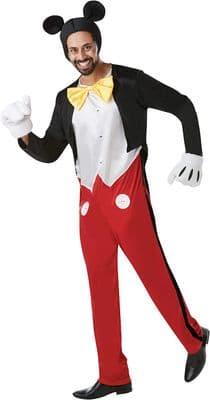 Mens Licensed Disney Mickey Mouse Costume