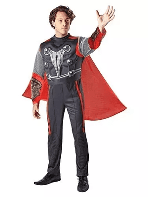 Mens Marvel Deluxe Muscle Chest Thor Costume