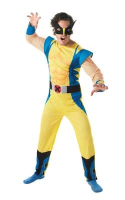 MENS MARVEL X-MEN WOLVERINE COSTUME
