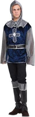 Mens Medieval Knight Costume Chest Size 46