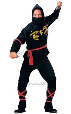 MENS ORIENTAL NINJA COSTUME
