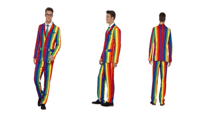 Mens Over The Rainbow Stand Out suit