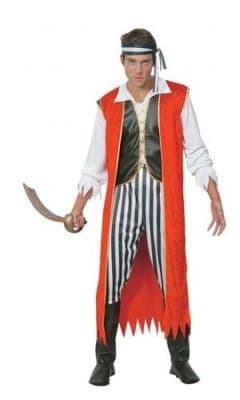 Mens Pirate King Outfit Costume