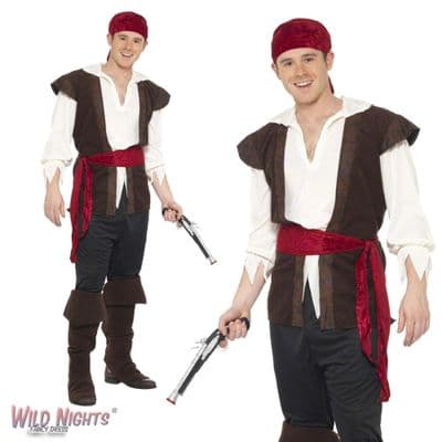 Mens Pirate Man Buccaneer Costume