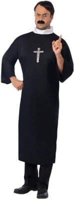 Mens Priest  Vicar Costume