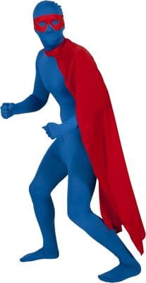 Mens Red Superhero Cape