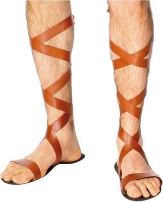 Mens Roman Sandals Facy Dress Accessory