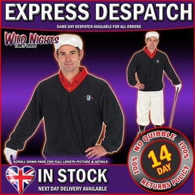 Mens Sport Golfer Costume