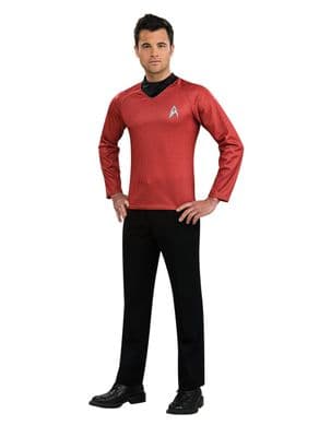 Mens Star Trek Scotty Shirt Red Small