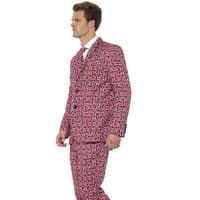 Mens Union Jack Stand Out suit