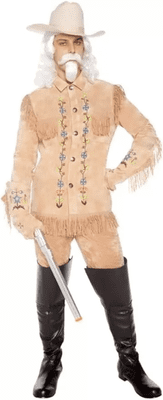 Mens Wild West Buffalo Bill Costume Medium