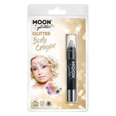 Moon Creations Glitter Holographic Body Crayon Silver