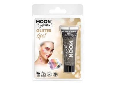 Moon Creations Glitter Holographic Fine Glitter Gel Black