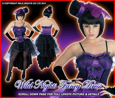 MOULIN PURPLE BURLESQUE COSTUME