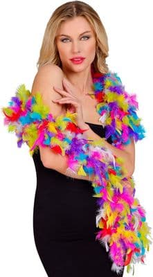 Multicoloured Feather Boa 1.80m