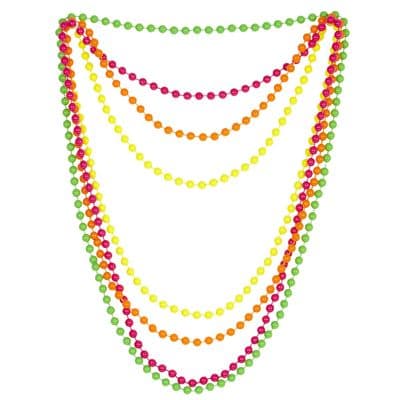 Neon Beaded Necklaces