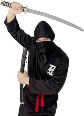 Ninja/Samurai Sword and Scabbard Fancy Dress Costume Accessory