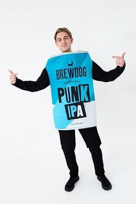 Official BrewDog Can Costume Unisex  Punk IPA Fancy Dress Outfit Adult