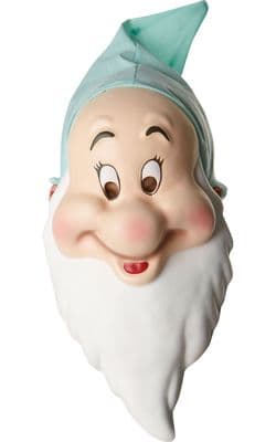 Official Disney Bashful Dwarf Mask Snow White Fancy Dress Adult Child Costume