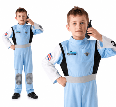 Official Disney Cars 2 Finn McMissile Costume Boys Fancy Dress with Walkie Talkie